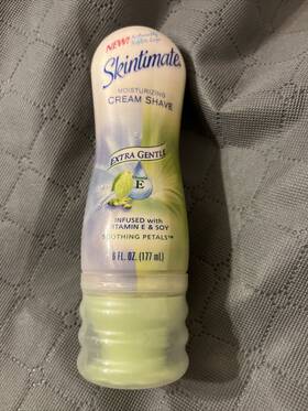 Skintimate 046500700330 Cream Shave Soothing Petals Extra Gentle 6 Oz Vitamin E Discontinued