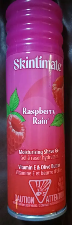 1137840 Skintimate Womens Shave Gel... Raspberry Rain Vitamin E& Olive Butter