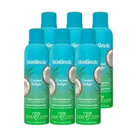 145531 Skintimate Coconut Delight Shave Gel For Women 6 Pack Shaving Cream Womens 145531 Skintimate Coconut Delight Shave Gel For Women 6 Pack Shaving Cream Womens