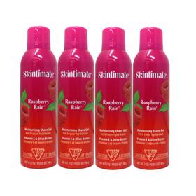 Skintimate 58557 4 Pack Signature Scents Shave Gel Raspberry Rain 7oz Each