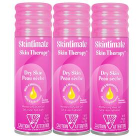 Skintimate 726084169562 Skin Therapy Dry Shave Gel For Women 3 Pack Shavin