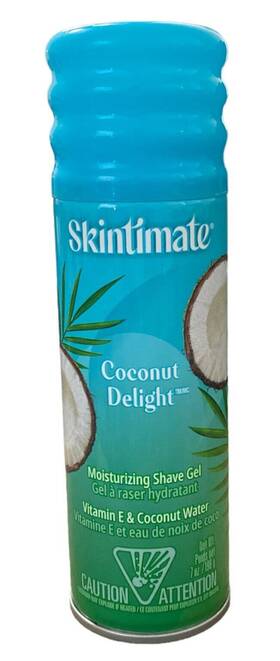 Skintimate 841058003380 3 Moisturizing Shave Gel Coconut Delight 7 Oz Each
