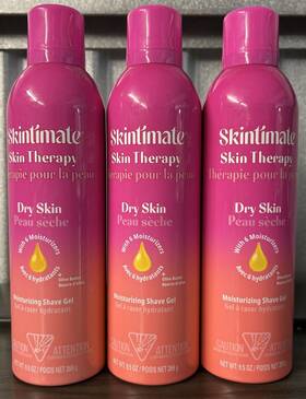 Skintimate 841058003427 Skin Therapy Moisturizing Shave Gel For Women Dry Larger 9.5 Oz