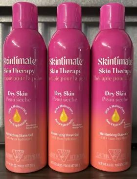 Skintimate 841058003427 Skin Therapy Moisturizing Shave Gel For Women Dry Larger 9.5 Oz