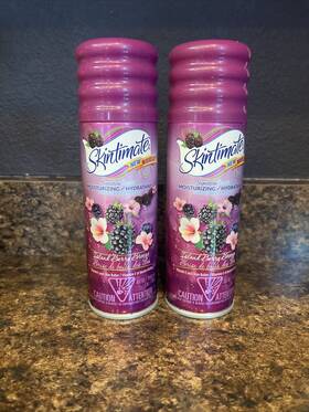 Skintimate 841058006824 Women S Shaving Cream Island Berry Breeze Brand New Lot Of 2 Purple