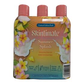 Skintimate 990395262 Moisturizing Shave Gel Summer Blast 9.5 Oz. 3 Pk