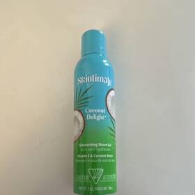 Skintimate M6538 Coconut Delight Moisturizing Vegan Shave Gel Scent 7 Oz