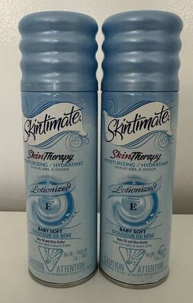 Skintimate W0w0056502 2 Skin Therapy Lotionized Vitamin E Baby Soft Shave Gel 7 Oz Pack