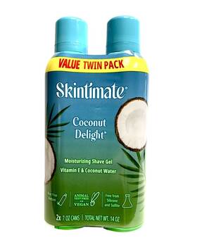 Skintimate W302071700 Shave Cream Twin Pack - 2 X 7 Oz Coconut Delight