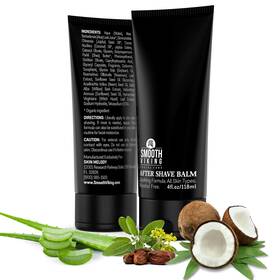 Smooth Viking Beard Care Sv2022 After Shave Balm For Men Alcohol Free Mave With Spiced Black Pepper Sce