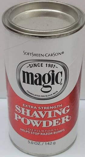 Softsheen-carson 000164 Extra Strength Shaving Powder Magic Lot Of 2 - 5 Oz Ea Fast Shp