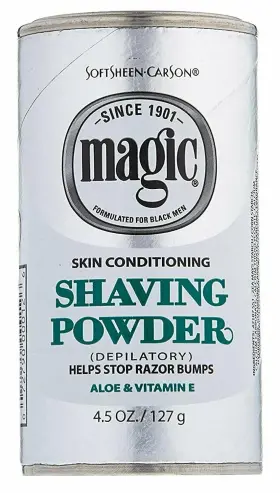 05341 Softsheen Carson Magic Skin Conditioning With Aloe Shaving Powder 4.5 Oz 2 Pack