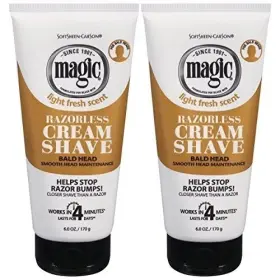 Kkyus-jun03ppo20694 Softsheen-carson Bald Head Magic Razorless Shaving Cream 6 Oz. Pack Of 2