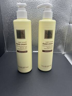 Spa Luxury 07469 Super Smooth Moisturize Shave Cream With Shea Butter-coconut