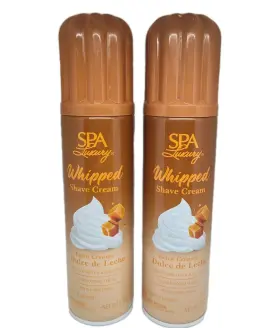 419512 Spa Luxury 2x Whipped Shave Cream Extra Creamy Dulce De Leche With Coconut Oil 419512 Spa Luxury 2x Whipped Shave Cream Extra Creamy Dulce De Leche With Coconut Oil