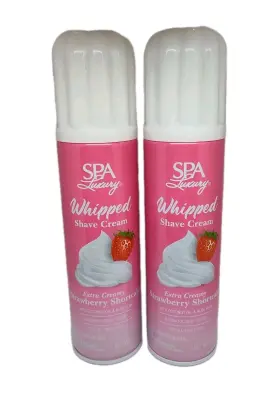 419772 Spa Luxury 2x Whipped Shave Cream Extra Creamy Strawberry Shortcake With Aloe Vera 419772 Spa Luxury 2x Whipped Shave Cream Extra Creamy Strawberry Shortcake With Aloe Vera