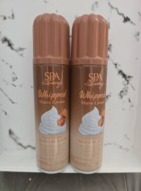 Spa Luxury Am8167 Whipped Shave Cream Dermatologist Tested Dulce De Leche Scent 5 Oz
