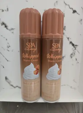 Am8167 Spa Luxury Whipped Shave Cream Dermatologist Tested Dulce De Leche Scent 5 Oz