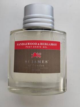 St James Of London 737178111121 Sandalwood And Bergamot Post Shave Gel 3.4 Fl Oz
