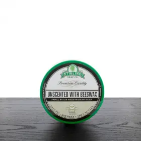 905344 Stirling Soap Unscented With Beeswax Shave 5.8 Oz 905344 Stirling Soap Unscented With Beeswax Shave 5.8 Oz