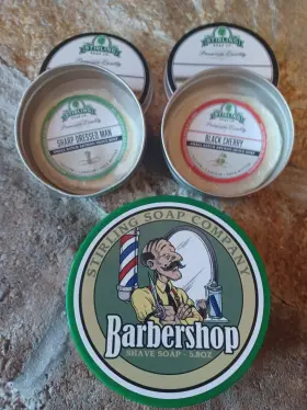Ss-sti-3103 Stirling Soap Co. Company Shave Barbershop Blackcherry Sharpdressed Man Ss-sti-3103 Stirling Soap Co. Company Shave Barbershop Blackcherry Sharpdressed Man