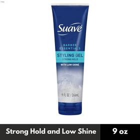 Suave 383711001376 Hair Gel Barber Essentials Styling For Men Strong Hold And Low Shi
