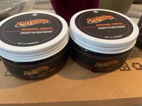 Suavecito 859896004049 Shaving Cream 8oz 2-pack And 2 After Shave Bottles