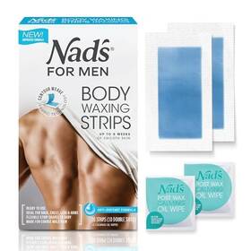 Sue Ismiel & Daughters 3494en06 For Men Body Wax Strips - Hair Removal At Home Waxing Kit