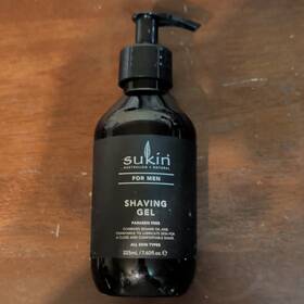 Sukin 1011137 For Men Shaving Gel Face Sesame Oil Scent Paraben-free 225 Ml