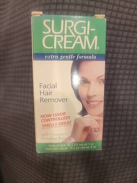 Surgi 074764925657 Cream Set Facial Hair Removal 1 Oz And Cucumber Finishing Balm 0.5