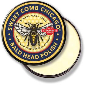 Sweet Comb Chicago 019962585852 Bald Head Polish Mens Aftershave For Men Waterproof Moisturizer