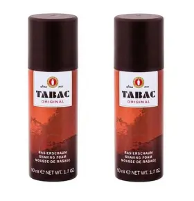Tabac 011700437108 Pack Of 2 Original Maurer Wirtz Shaving Foam 1.7 Oz 50 Ml For Men New Tabac 011700437108 Pack Of 2 Original Maurer Wirtz Shaving Foam 1.7 Oz 50 Ml For Men New