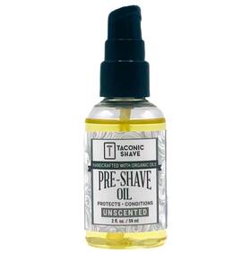 Taconic Shave 638183779019 Premium Natural Pre-shave Oil 2 Oz. Unscented Protects A