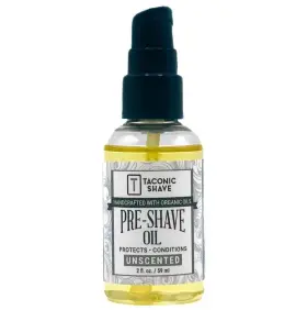 Taconic Shave 638183779019 Premium Natural Pre-shave Oil 2 Oz. Unscented Protects A