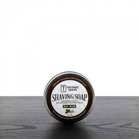 Taconic Shave 899864 Bay Rum Shaving Soap With Hemp Seed Oil