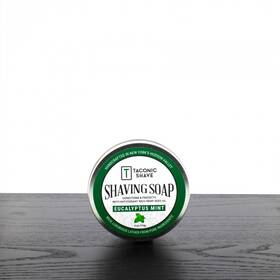Taconic Shave 899866 Eucalyptus Mint Shaving Soap With Hemp Seed Oil