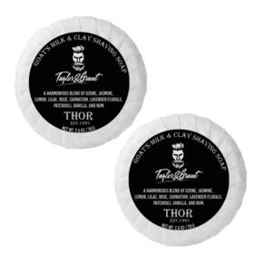 Taylor & Grant 850051806249 Shaving Soap By And Grant. Includes Two 2.05 Oz Bars Of Goats Milk Shav