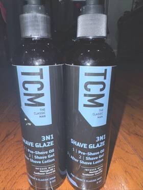 Tcm 851058008032 2 Bottles 8oz Each 3 In 1 Shave Glaze Oil Gel Lotion Today S Classic Man