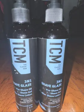 Tcm 851058008032 2 Bottles 8oz Each 3 In 1 Shave Glaze Oil Gel Lotion Today S Classic Man