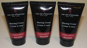 The Art Of Shaving 670535001096 3 Sandalwood After-shave Balm Travel Size 1.5 Oz Ea 4.5 Total