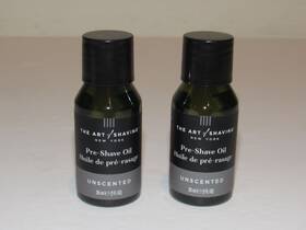The Art Of Shaving 670535140009 2 Unscented Pre-shave Oil 1 Oz 30 Ml Each Travel Size
