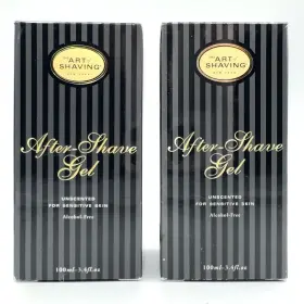 The Art Of Shaving 670535200000 Lot 2 After-shave Gel Unscented For Sensitive Skin 3.4 Oz