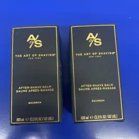 The Art Of Shaving 670535728214 After Shave Balm Bourbon 3.3 Fl Oz New Lot 2 Rare