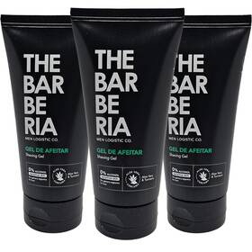 The Barberia 12-00000522 T.barb Men Log Shaving Gel 150ml For Smooth And Comfortable. Pack Of 3