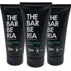 12-00000522 The Barberia T.barb Men Log Shaving Gel 150ml For Smooth And Comfortable. Pack Of 3
