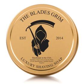 The Blades Grim Gb-soap-smld-4oz Luxury Shave Soap Handmade In Usa Smolder 4oz