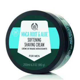 The Body Shop 028197273064 Maca Root And Aloe Softening Shaving Cream For Men 6.3 Oz