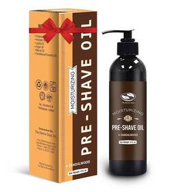 The Henna Guys 757183801114 8 Fl. Oz Pre-shave And Beard Conditioning Oil For Men Sandalwoo