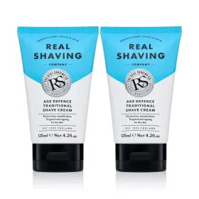 The Real Shaving Co. 017694104704 Age Defense Traditional Shave Cream 125 Ml 2 Pack
