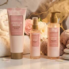 The Spathecary Dt08768 Camellia Blush Scrub Oil And Serum Set Sensitive Skin